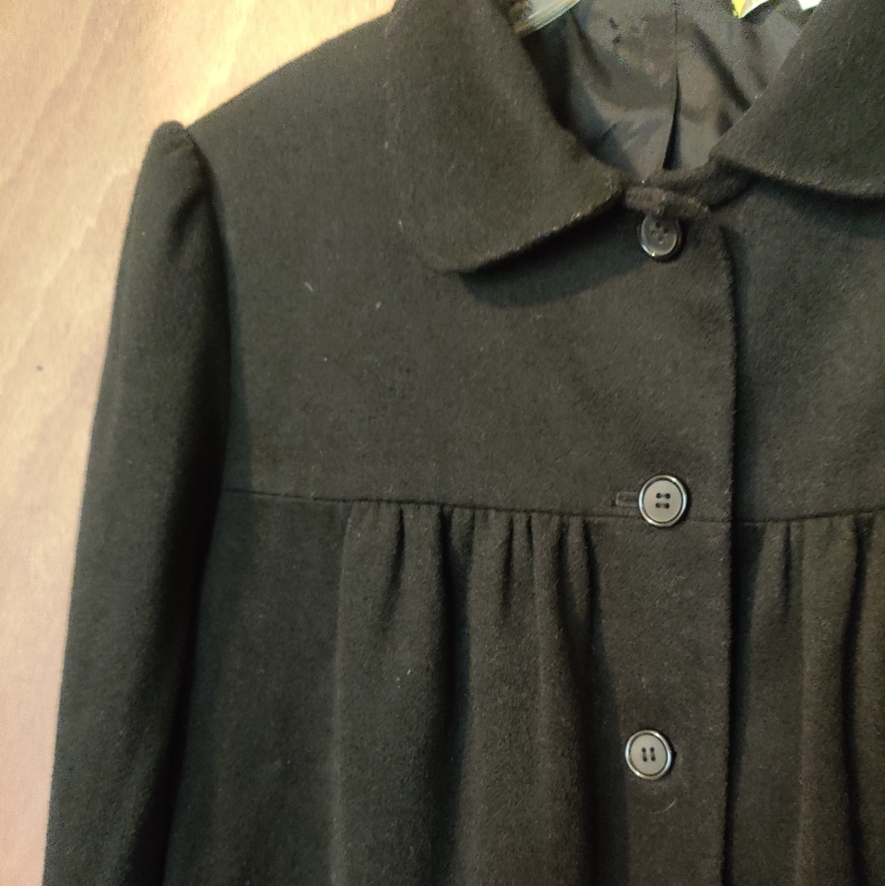 Wool Blend Button Front Jacket - Picture 2 of 10